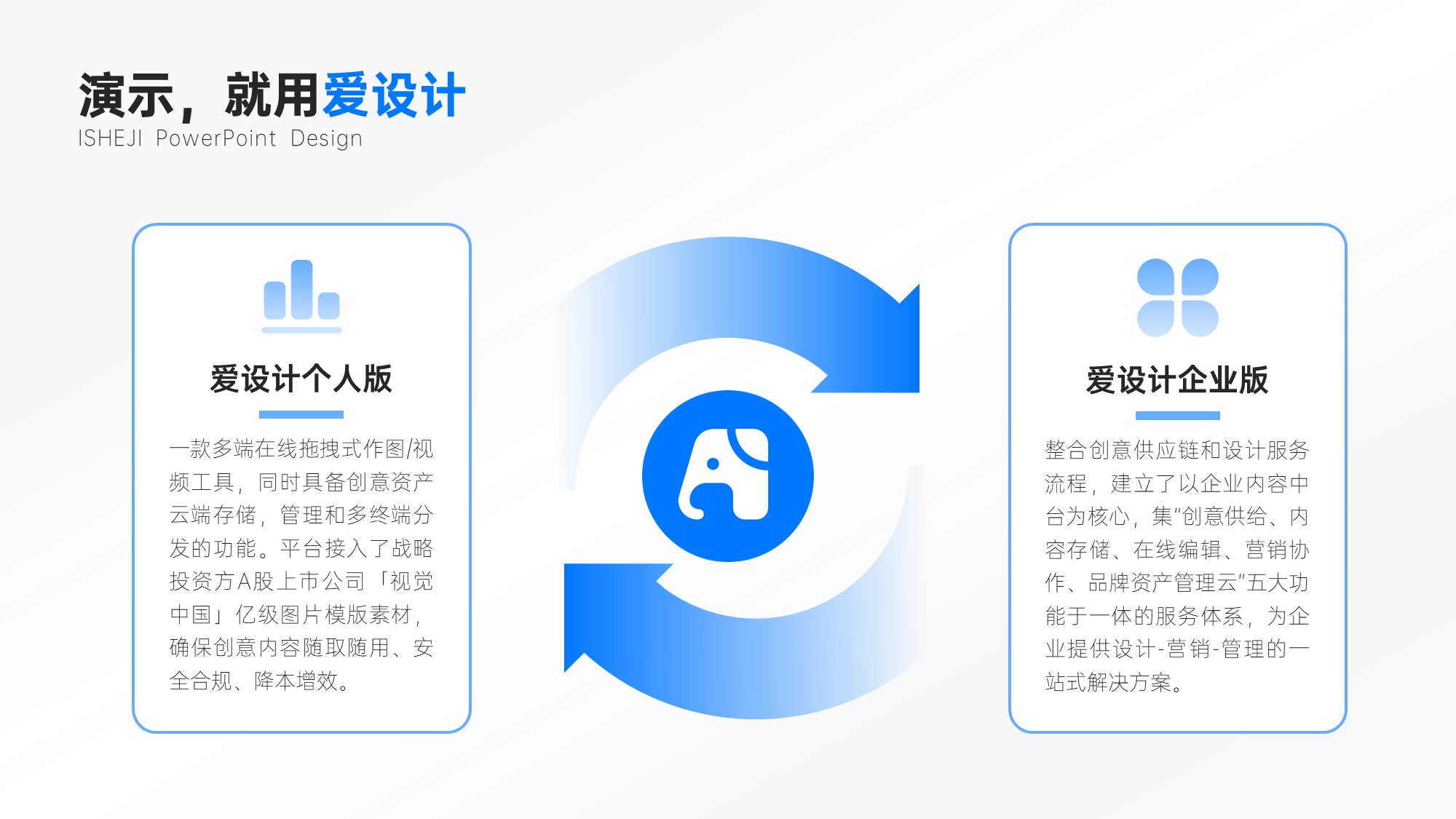 并列关系2项PPT内容页
