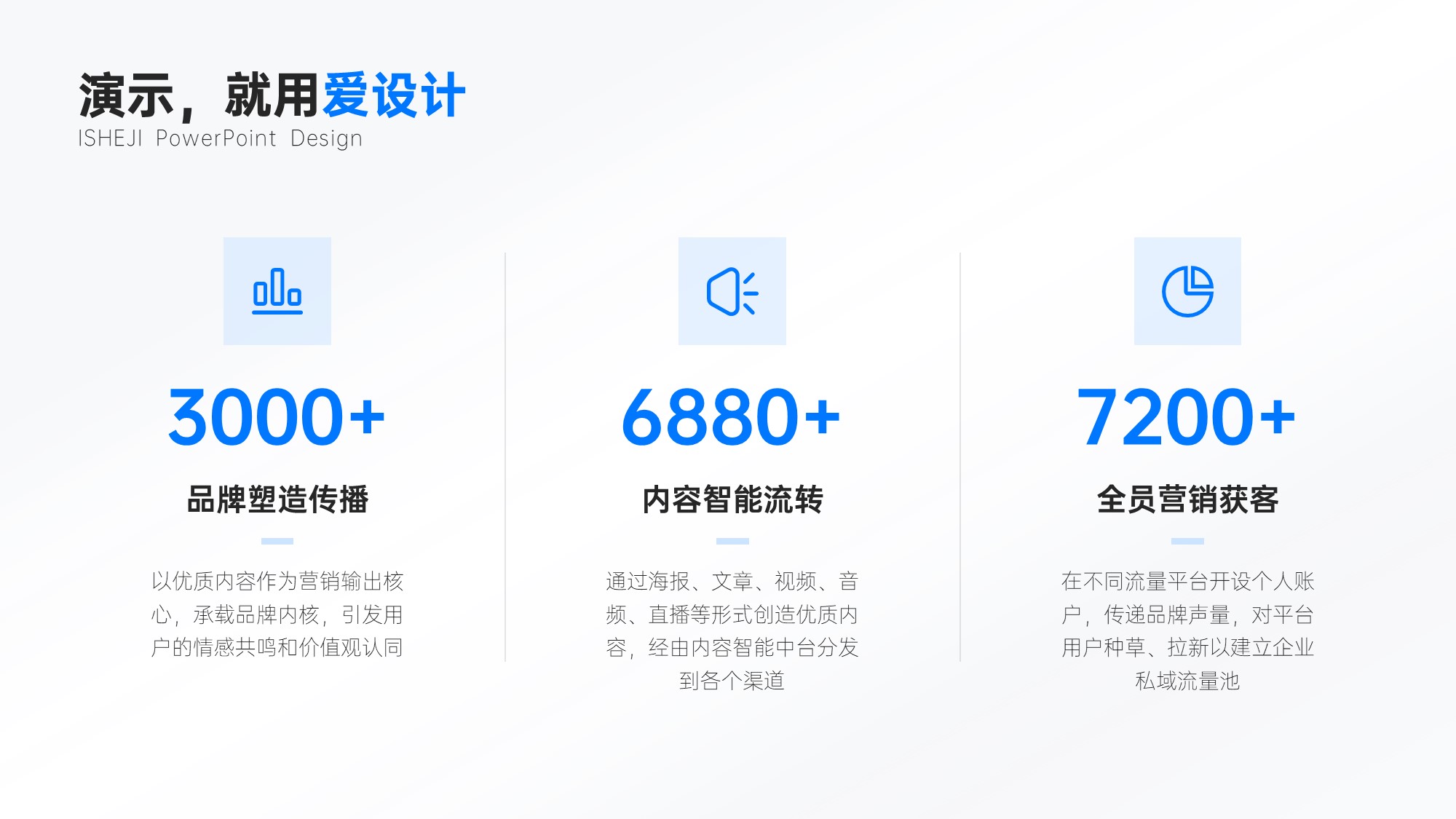 并列关系3项PPT内容页