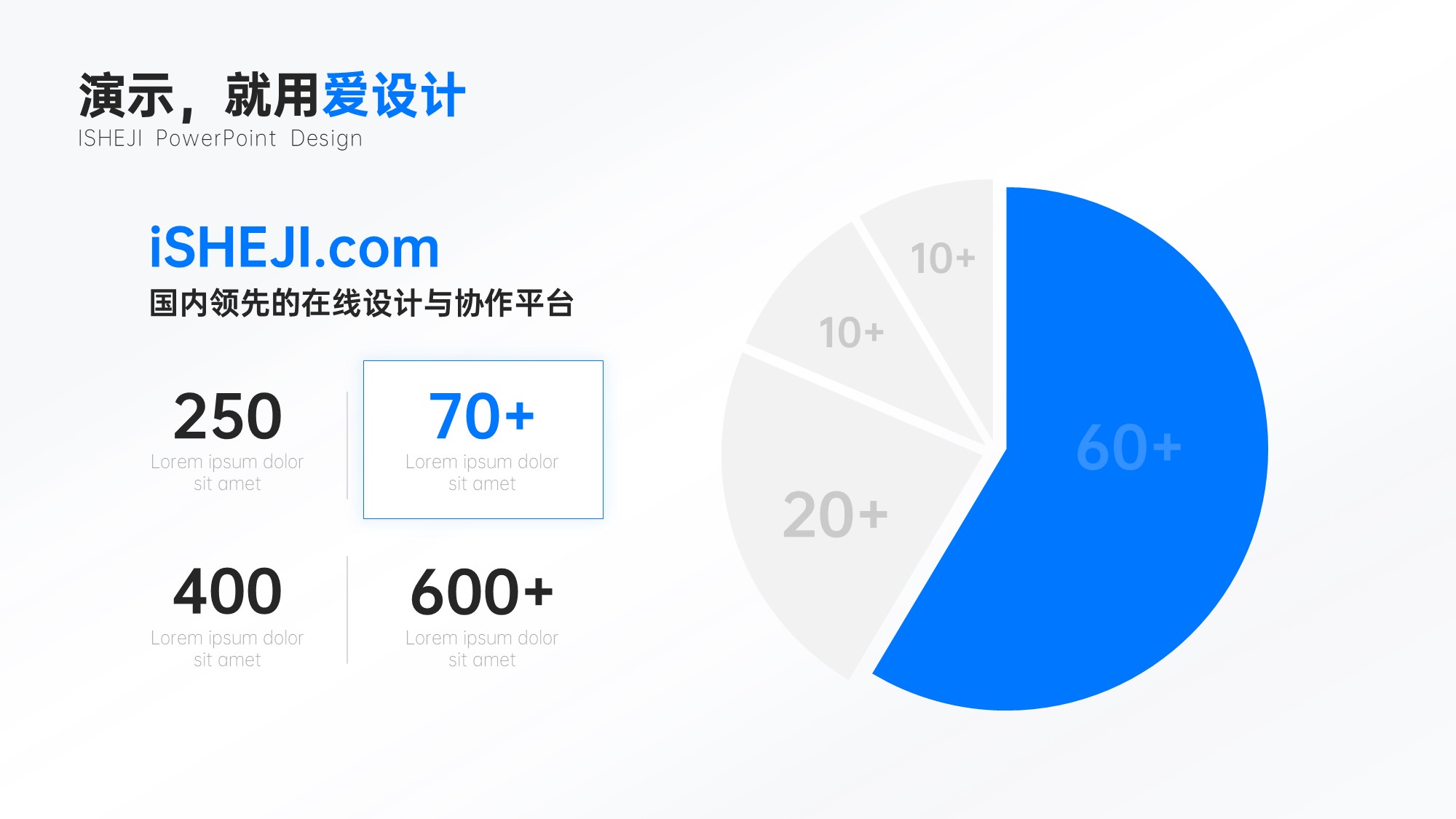 并列关系4项PPT内容页
