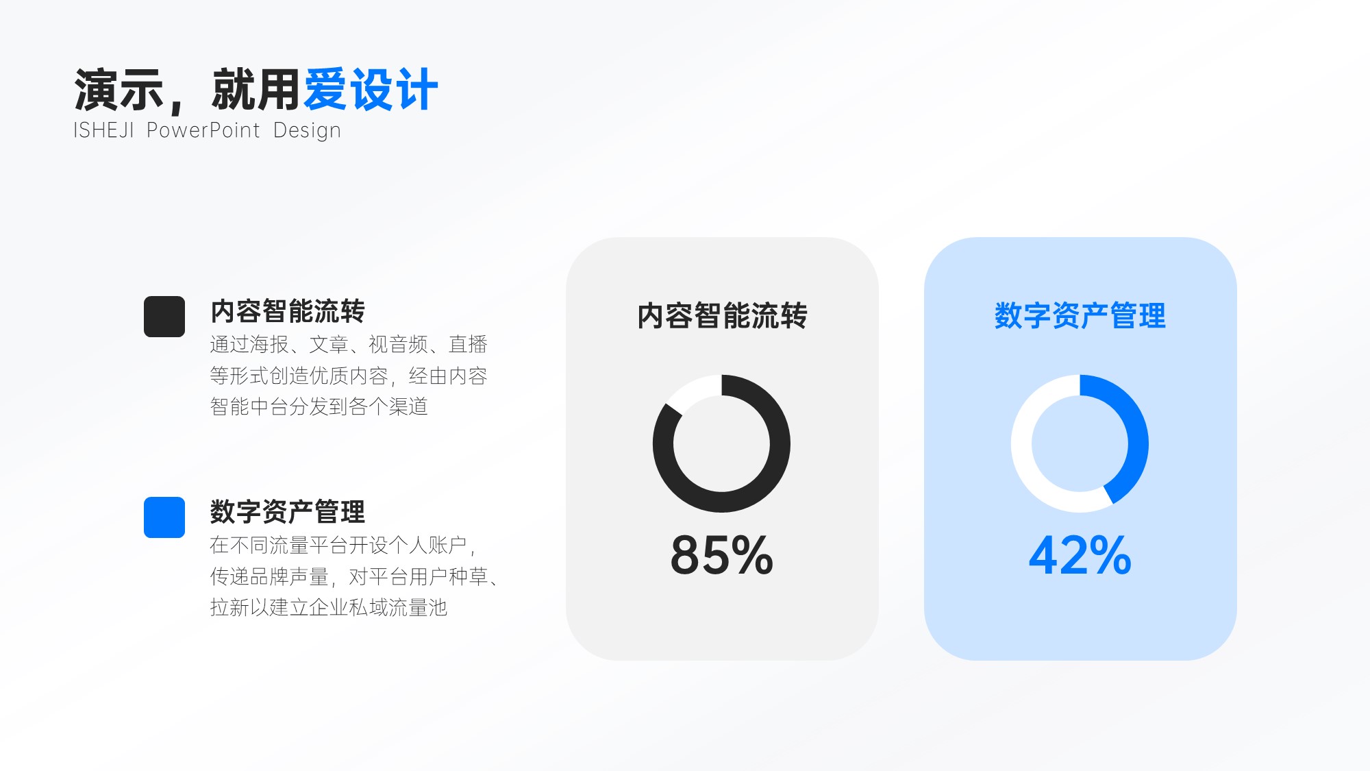 并列关系2项PPT内容页