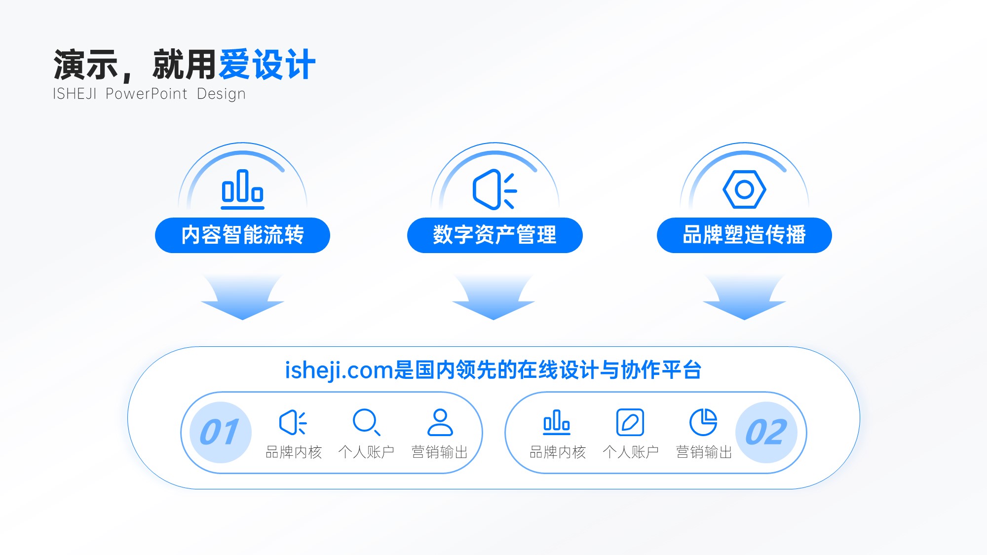 并列关系3项PPT内容页