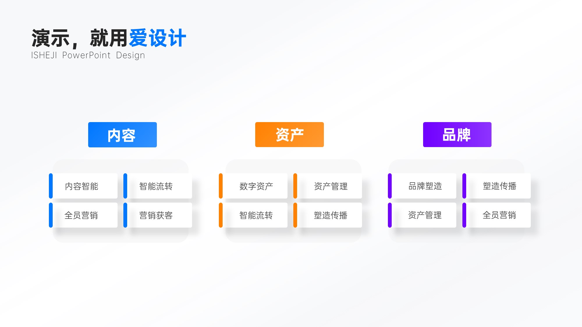 并列关系3项PPT内容页