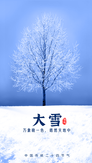 二十四节气大雪每日一签