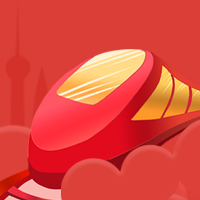 创意趣味新年春运高铁公众号封面次图
