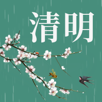 创意趣味传统节日清明节公众号封面次图
