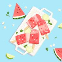 创意暑期消暑计划公众号封面次图