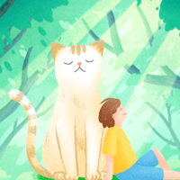 创意趣味八月你好早安公众号封面次图