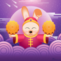 创意趣味热点节日中秋节公众号封面次图