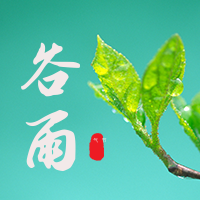 文艺清新谷雨时节公众号次图