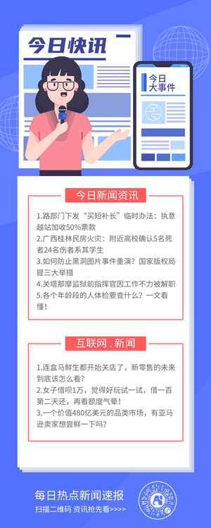 今日快讯/今日大事件/新闻/热点营销长图