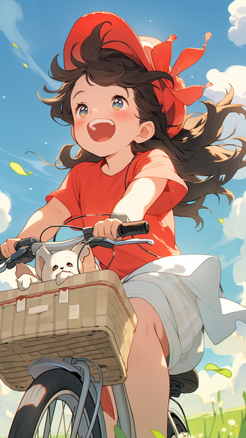 唯美宫崎骏插画风手机壁纸