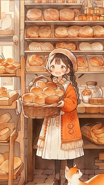 唯美可爱女孩手机壁纸