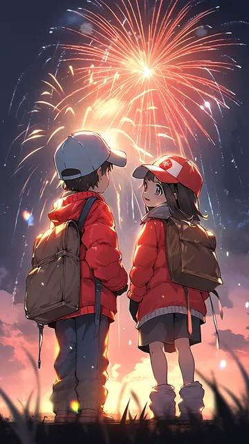 新年插画壁纸