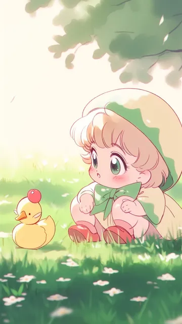 炫彩唯美女孩手机壁纸