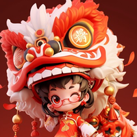 3D立体新年头像