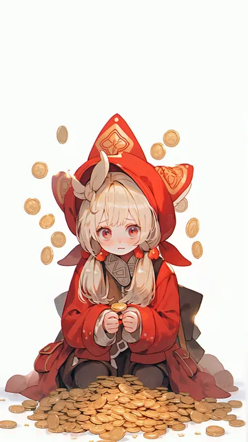 新年喜庆插画手机壁纸
