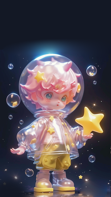 唯美3D盲盒动漫壁纸