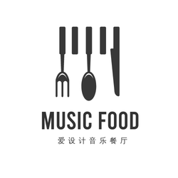 餐饮美食音乐餐厅酒店饭店LOGO