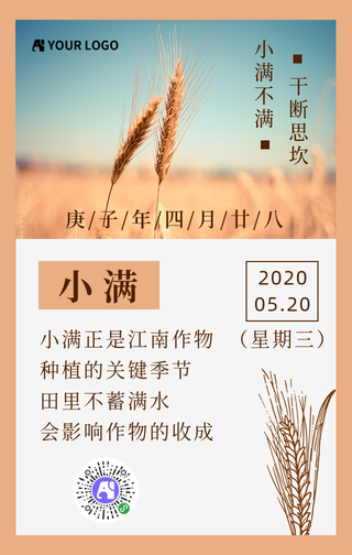 小满手机海报