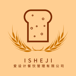 手绘风餐饮美食烘焙通用LOGO