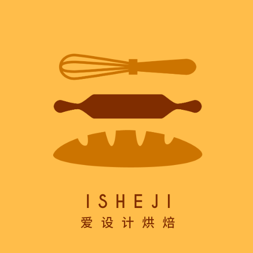 手绘插画餐饮美食烘焙通用LOGO