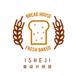 手绘风餐饮烘焙通用LOGO