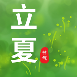 创意趣味传统节气立夏公众号封面次图