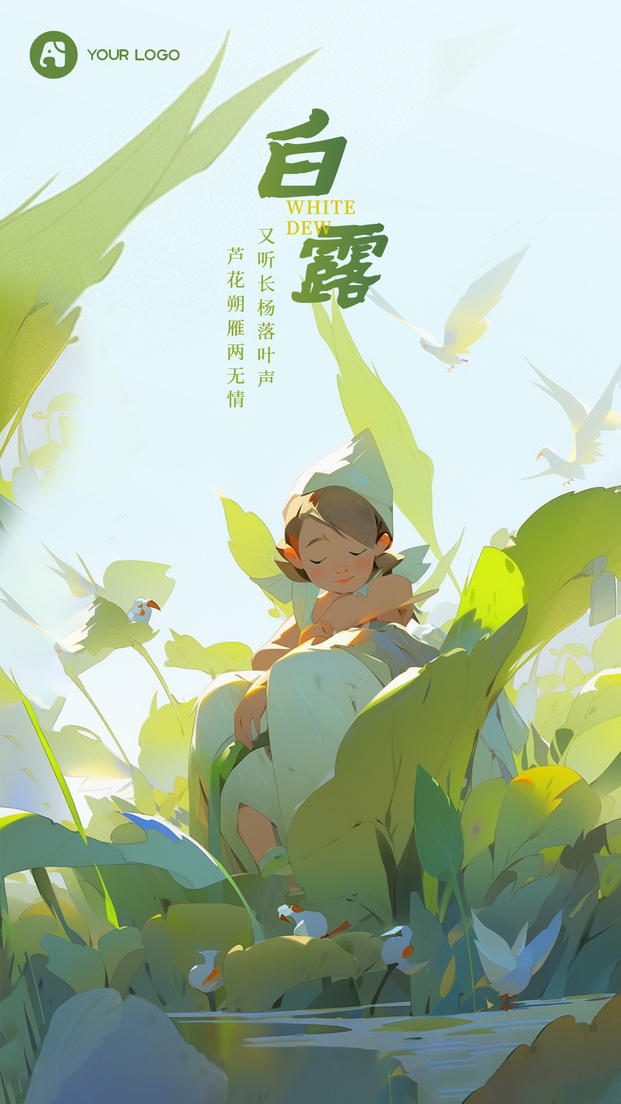 白露手机海报