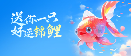 好运锦鲤公众号封面