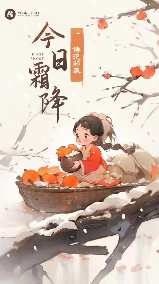 霜降手机海报