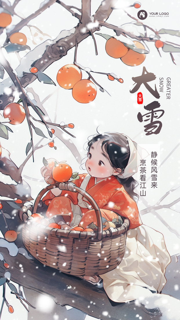 大雪手机海报