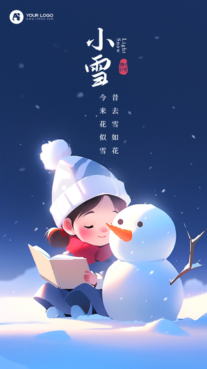 小雪手机海报