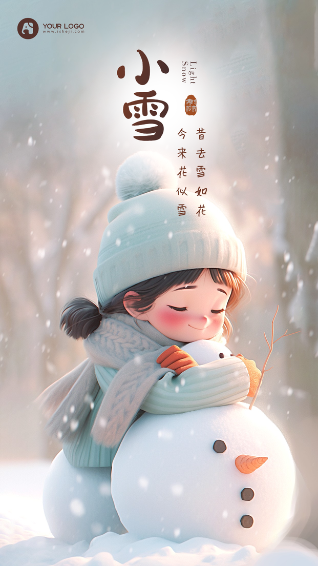 小雪手机海报