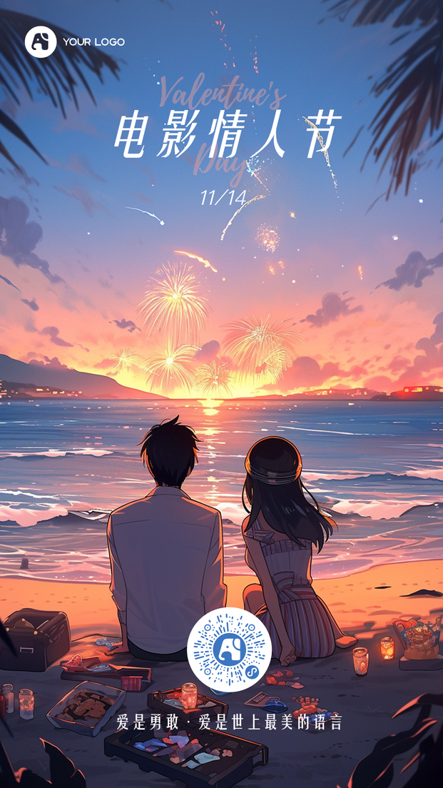 电影情人节海报