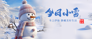 小雪手机海报