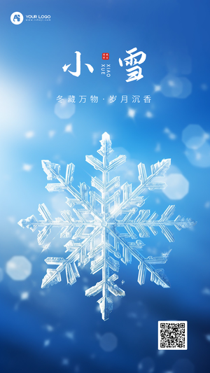 小雪手机海报