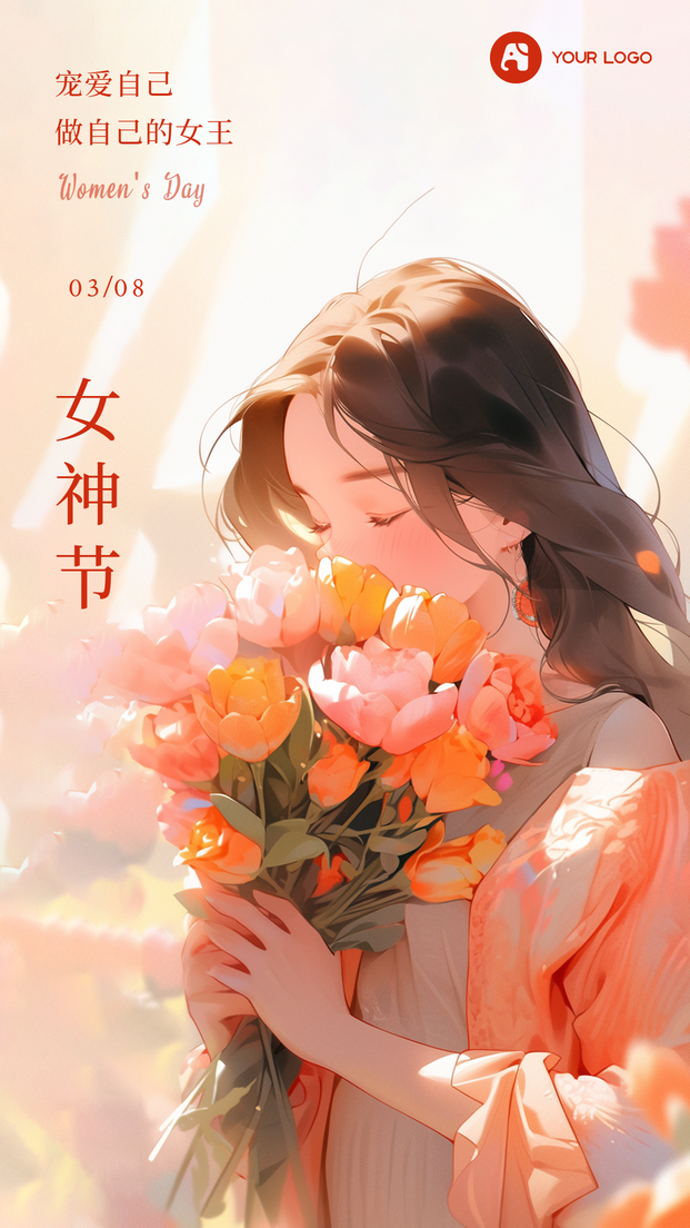 女神节海报