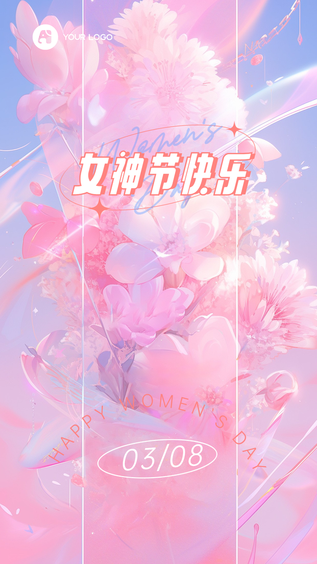 女神节海报