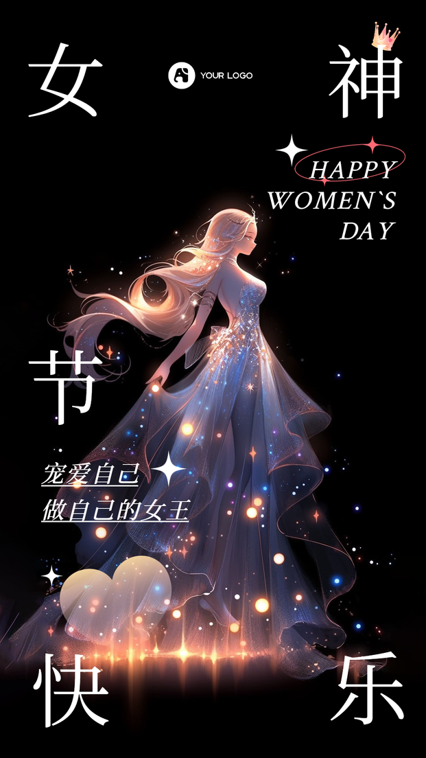 女神节海报