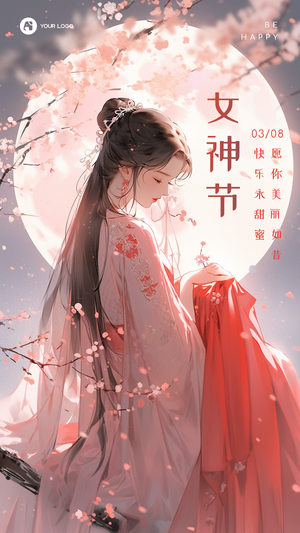 女神节海报