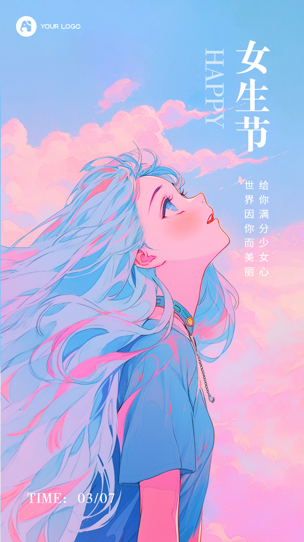 女生节海报