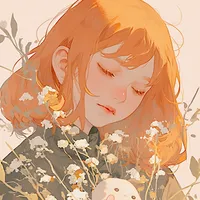 插画头像唯美