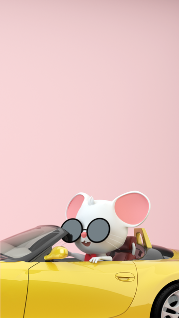 简约清新可爱插画温暖手机壁纸