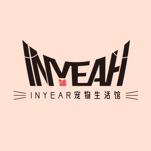 可爱简约猫头形状字母logo