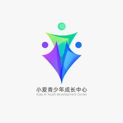 简约创意组合人物图形logo