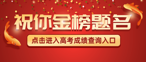 红金风高考成绩查询公众号首图新媒体运营