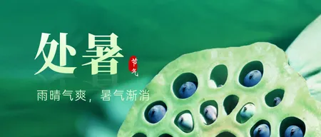 处暑公众号首图新媒体运营