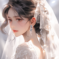 头像唯美新娘