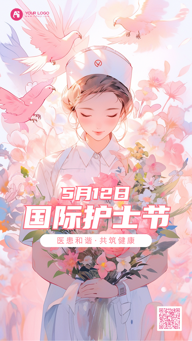 国际护士节手机海报