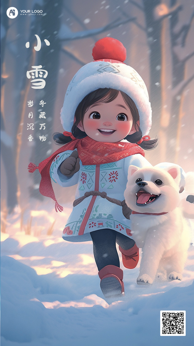 小雪手机海报